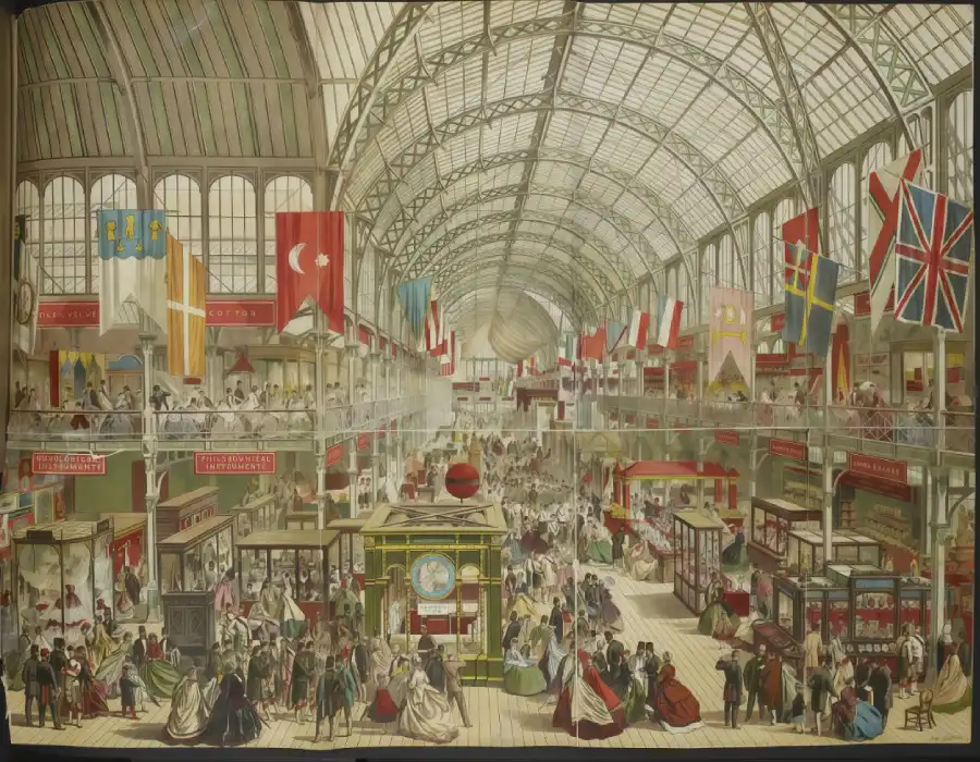 نقاشی مهم از اولین نمایشگاه رسمی جهان